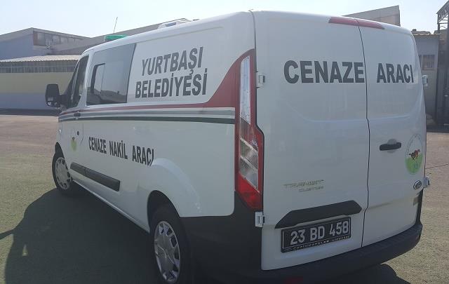 YURTBAŞI BELEDİYESİ'NE FORD CUSTOM CENAZE NAKİL ARACI