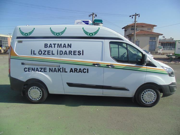 BATMAN İL ÖZEL İDARESİNE 2014 MODEL SIFIR FORD TRANSİT CUSTOM ARAÇ