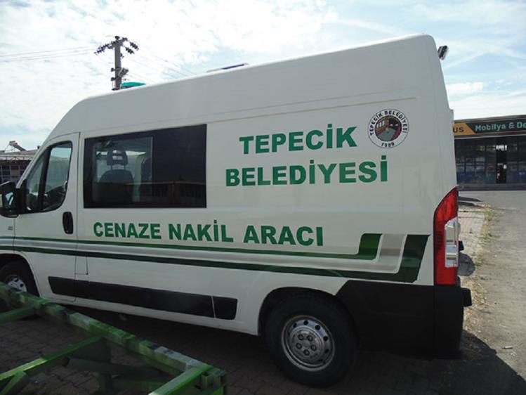 KÜTAHYA İLİ TEPECİK BELEDİYESİNE CENAZE NAKİL ARACI TESLİM EDİLMİŞTİR