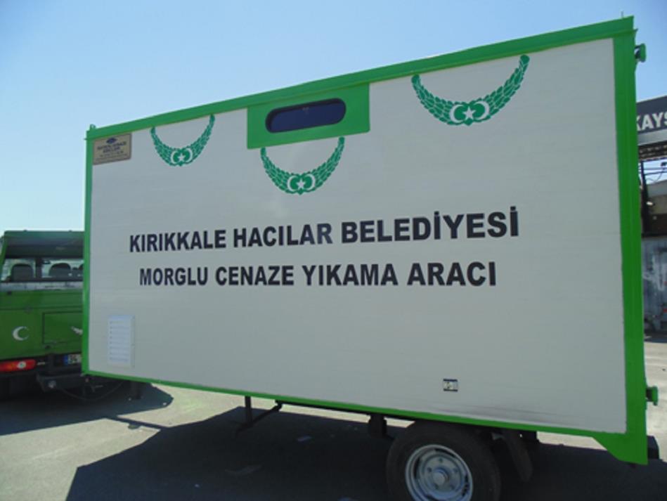 KIRIKKALE HACILAR BELEDİYESİNE MORGLU CENAZE YIKAMA ARACI