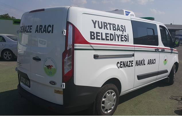 YURTBAŞI BELEDİYESİ'NE FORD CUSTOM CENAZE NAKİL ARACI