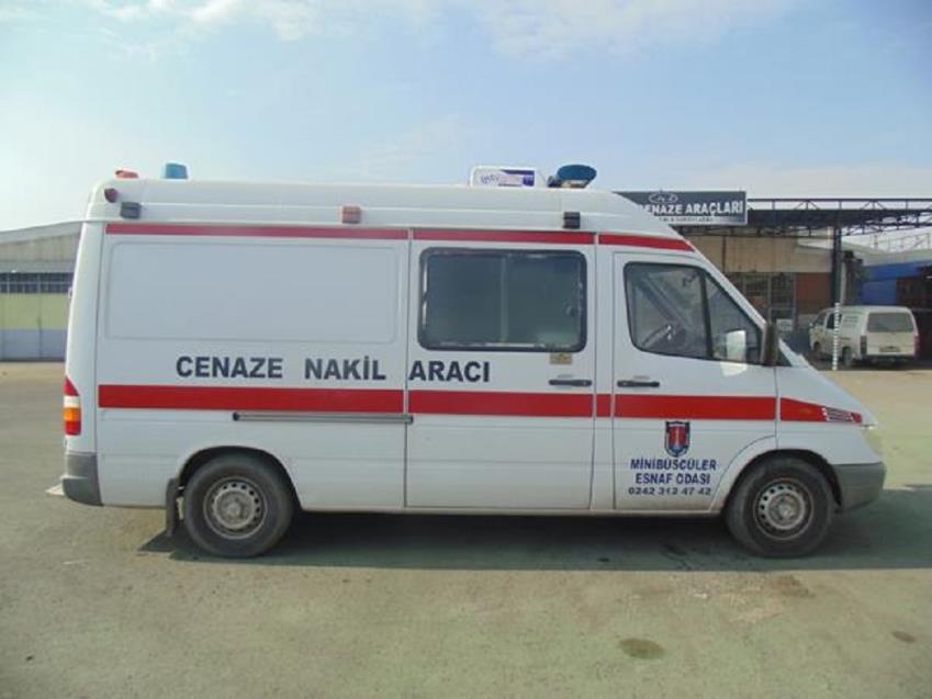 ANTALYA ESNAF VE SANATKARLAR ODASINA MERCEDES SPRİNTER MARKA AMBULANS ARACI