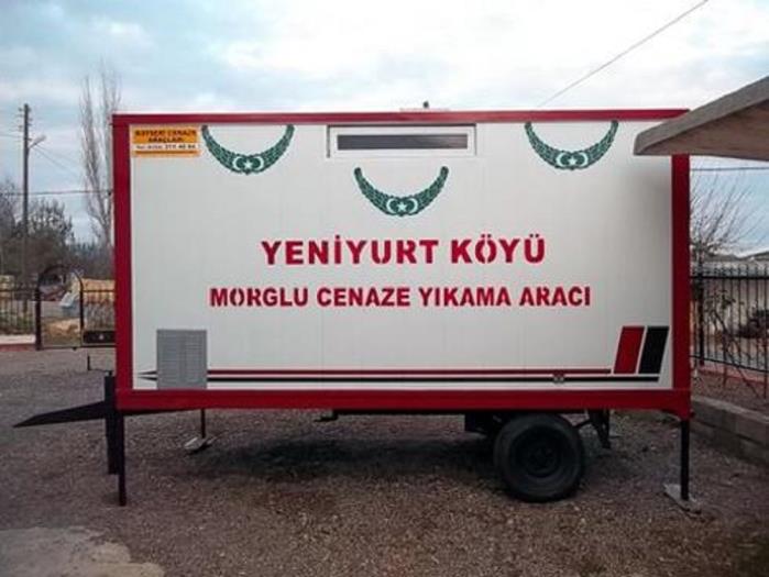 MERSİN'İN ERDEMLİ İLÇESİNE BAĞLI YENİYURT KÖYÜNE MORGLU CENAZE YIKAMA ARACI