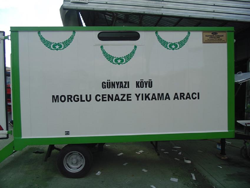 YOZGAT İLİ SORGUN İLÇESİ GÜNYAZI KÖYÜNE MORGLU CENAZE YIKAMA RÖMORKU TESLİM ETTİK.