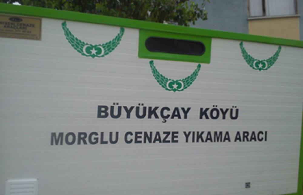 BÜYÜKÇAY KÖYÜ'NE MORGLU CENAZE YIKAMA ARACI TESLİM EDİLDİ