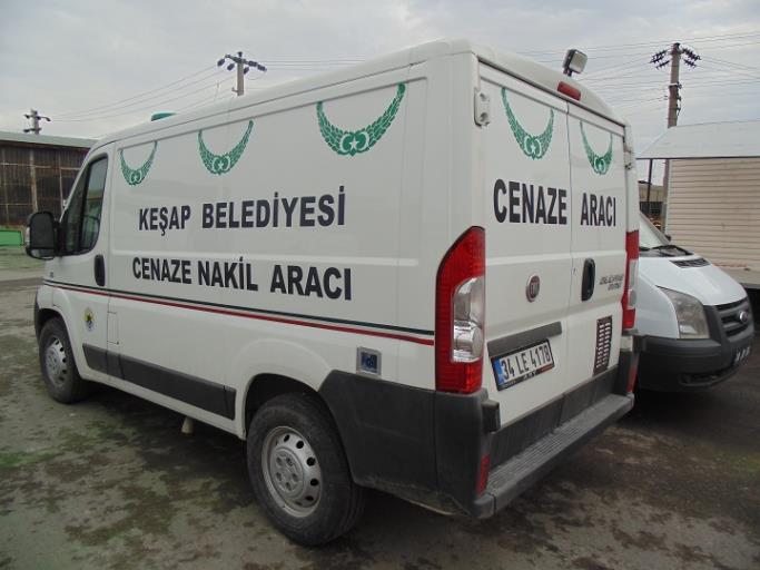 GİRESUN KEŞAP BELEDİYESİNE 2 CENAZE KAPASİTELİ NAKİL ARACI